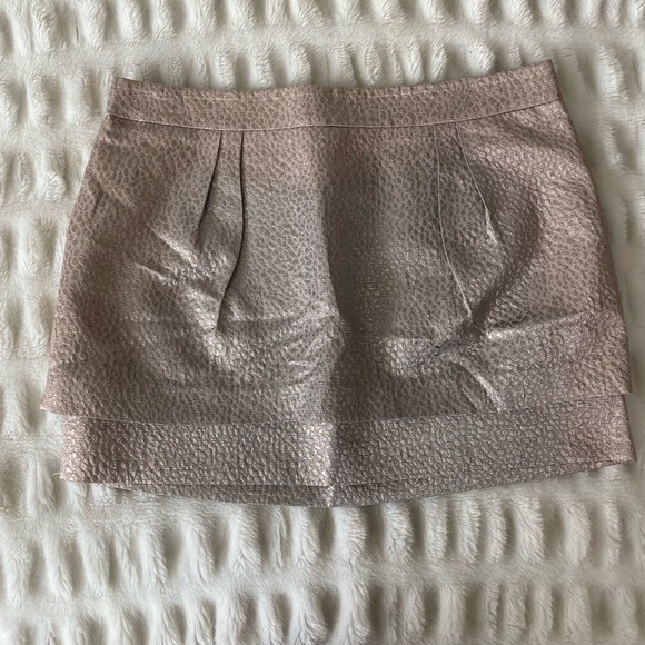 Express metallic mini skirt size 10 - Picture 2 of 12